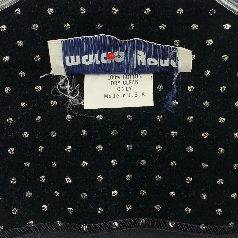 Vintage Open Front Blazer/ Jacket with Matching Bow Tie- Made in the USA